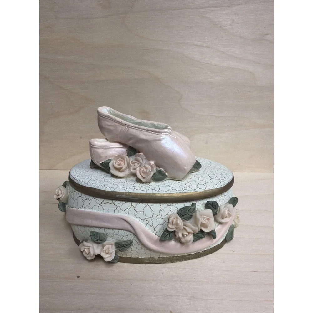 Dezine Trinket Box Hand Painted Ballet Tribket Box